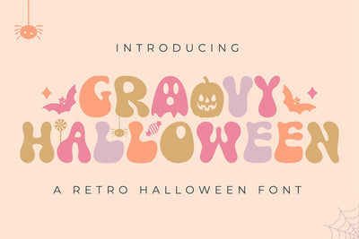 Groovy Halloween Font CraftLabSVG 