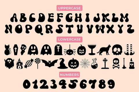 Groovy Halloween Font CraftLabSVG 