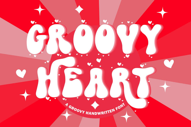 Groovy Heart Font Font Jimtype Studio 