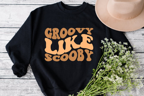 Groovy Like Scooby svg, wavy style svg, EPS PNG Cricut Instant Download SVG Fauz 