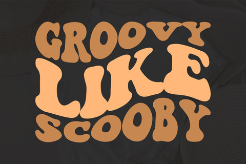 Groovy Like Scooby svg, wavy style svg, EPS PNG Cricut Instant Download SVG Fauz 