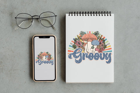 Groovy Magic Mushroom Sublimation Sublimation Jagonath Roy 