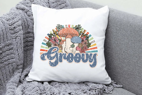 Groovy Magic Mushroom Sublimation Sublimation Jagonath Roy 
