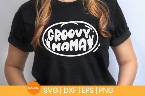 Groovy mama, retro svg quotes SVG Maumo Designs 