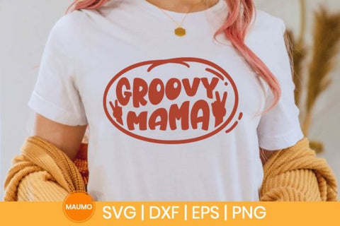 Groovy mama, retro svg quotes SVG Maumo Designs 