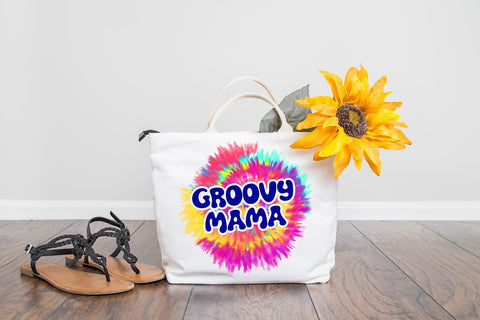 Groovy Mama Tie Dye Sublimation Sublimation B Renee Design 