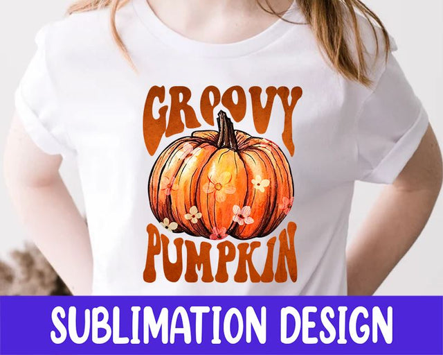 Groovy Pumpkin boho grunde png, Halloween png, Spooky Vibes, Fall, Hippy Styl, Hippie flower, Ghouls Rule, Groovy, Boho, Retro, Pumpkin Sublimation iStyleDesign 