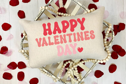 Groovy Valentine's Day SVG Bundle I Retro Valentines SVG SVG Happy Printables Club 