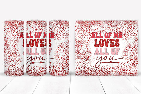 Groovy Valentines Tumbler Sublimation I 20 Oz Tumbler Wrap Sublimation Happy Printables Club 