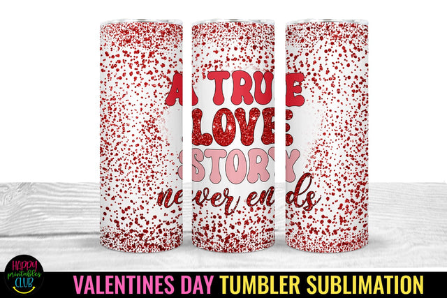 Groovy Valentines Tumbler Sublimation I 20 Oz Tumbler Wrap Sublimation Happy Printables Club 
