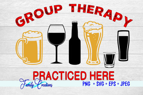 Group Therapy Is Practiced Here SVG Family Creations 