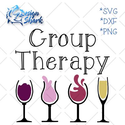 Group Therapy SVG Design Shark 
