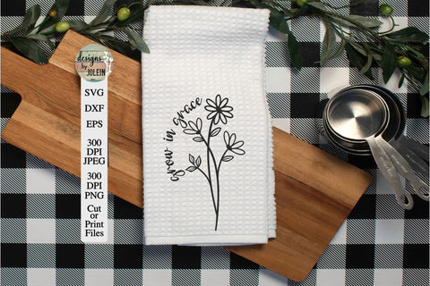 Grow in Grace SVG SVG Designs by Jolein 