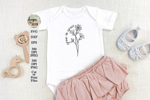 Grow in Grace SVG SVG Designs by Jolein 