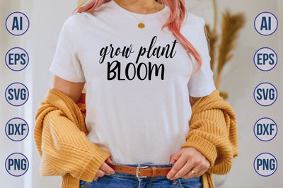 Grow Plant Bloom svg SVG nirmal108roy 
