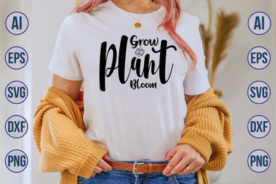 Grow plant bloom svg SVG nirmal108roy 