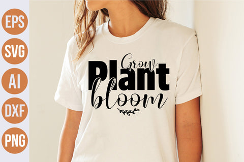 Grow plant bloom svg SVG nirmal108roy 