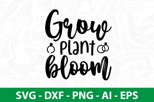 Grow plant bloom svg SVG nirmal108roy 