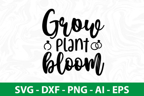 Grow plant bloom svg SVG nirmal108roy 
