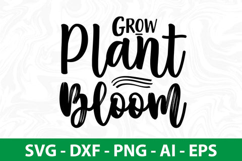 Grow plant bloom svg SVG nirmal108roy 