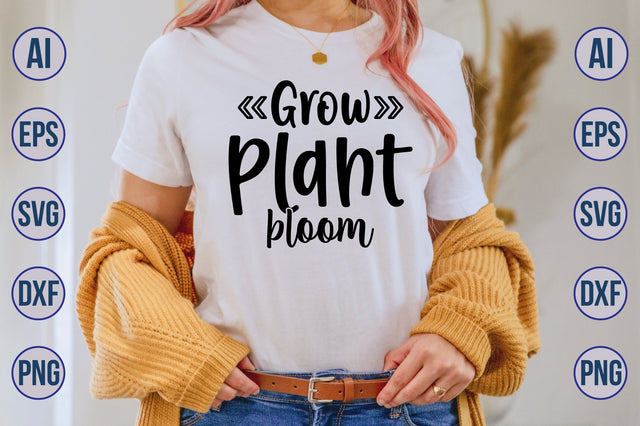 Grow plant bloom svg SVG nirmal108roy 