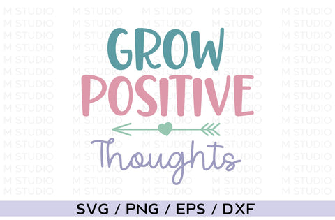 Grow Positive Thoughts, Mental Health SVG MD mominul islam 