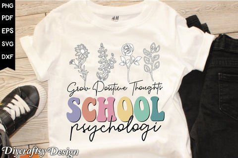 Grow Positive Thoughts School Sublimation Creativeart88 