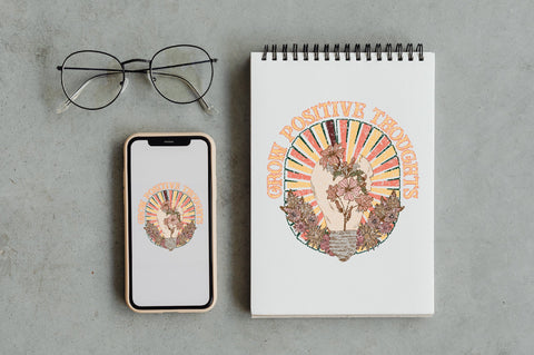 Grow Positive Thoughts Sublimation Sublimation Jagonath Roy 