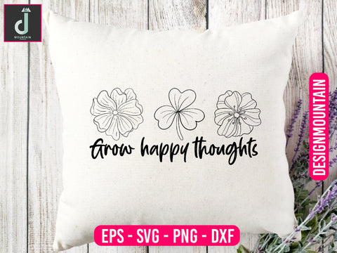Grow positive thoughts svg design SVG Alihossainbd 