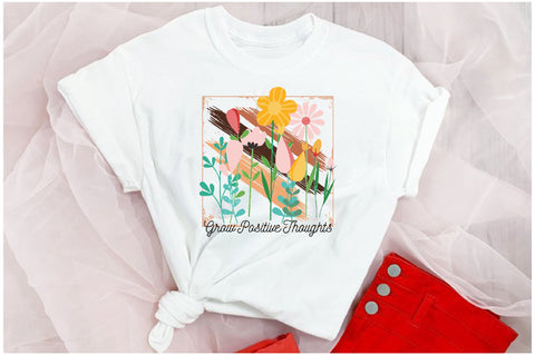 Grow Positive Thoughts Wildflowers Sublimation Sublimation Jagonath Roy 