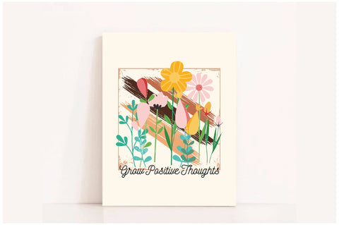 Grow Positive Thoughts Wildflowers Sublimation Sublimation Jagonath Roy 