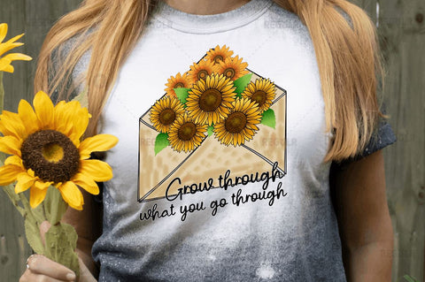 Grow through what you go through SVG Sublimation Regulrcrative 