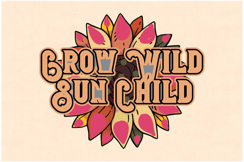 Grow Wild Sun Child Sublimation Sublimation Jagonath Roy 