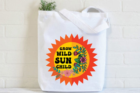 Grow Wild Sun Child Sublimation Sublimation Rupkotha 