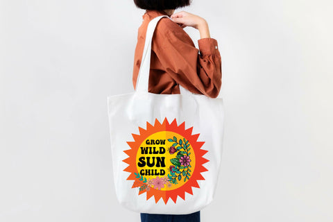 Grow Wild Sun Child Sublimation Sublimation Rupkotha 