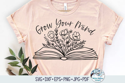 Grow Your Mind Svg SVG Wispy Willow Designs 
