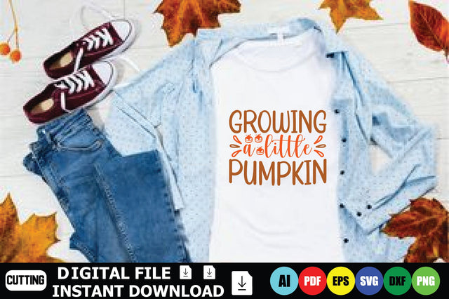 Growing A Little Pumpkin SVG Shahin alam 
