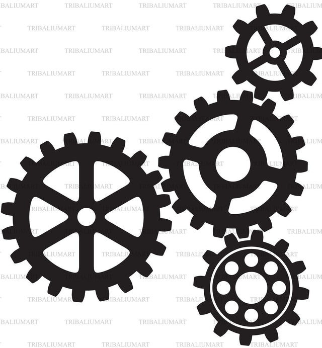 Growing gears SVG TribaliumArtSF 