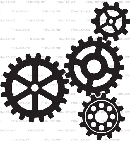 Growing gears SVG TribaliumArtSF 