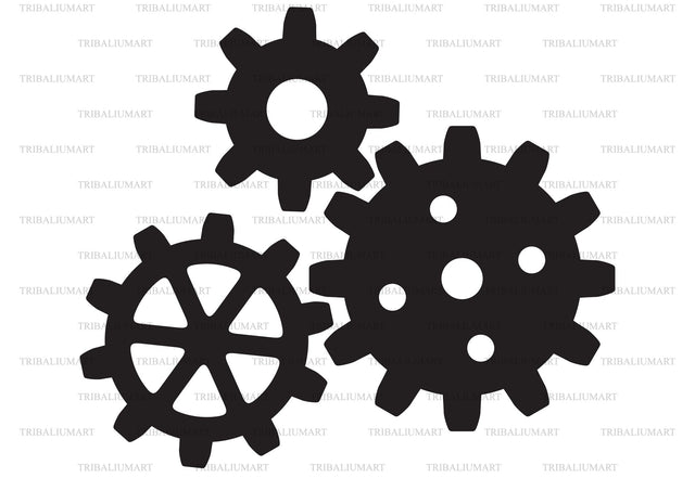 Growing gears SVG TribaliumArtSF 