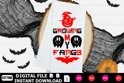 Growing My Fangs SVG Shahin alam 