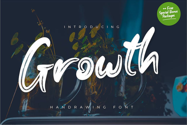 Growth Font twinletter 