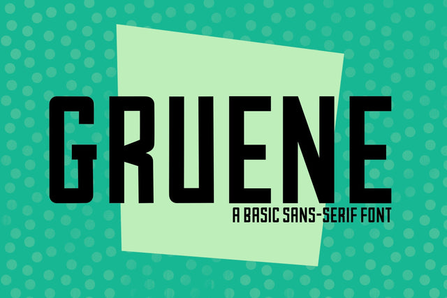 Gruene Font Kitaleigh 