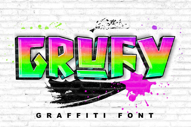 Grufy Font Stefani Letter 