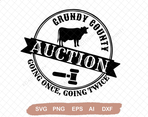 Grundy County Auction SVG DiamondDesign 