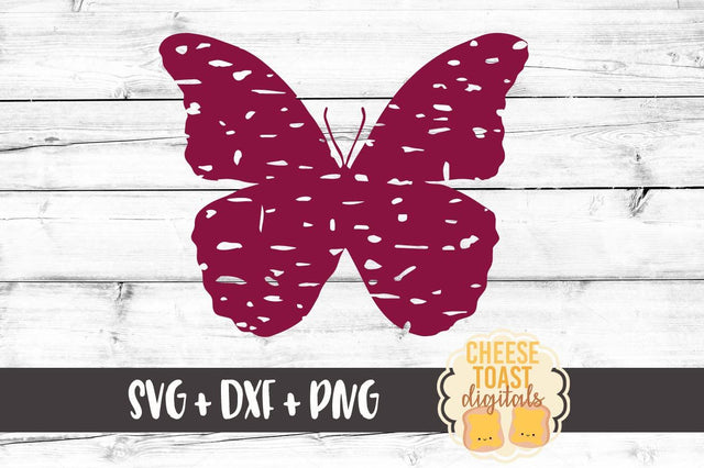 Grunge Butterfly SVG Cheese Toast Digitals 
