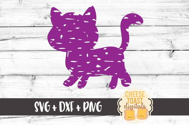 Grunge Cat - Kitty SVG Cheese Toast Digitals 