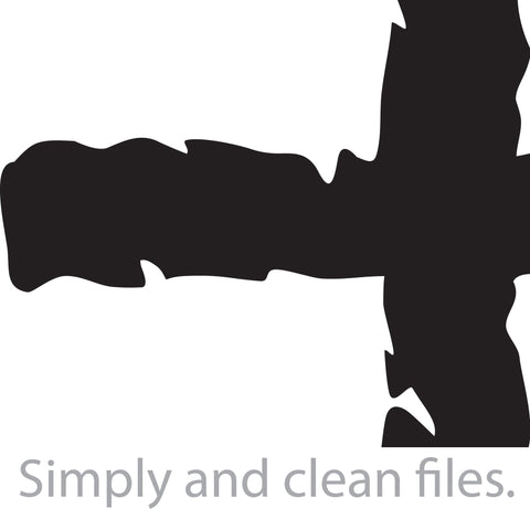 Grunge Christian Cross SVG TribaliumArtSF 