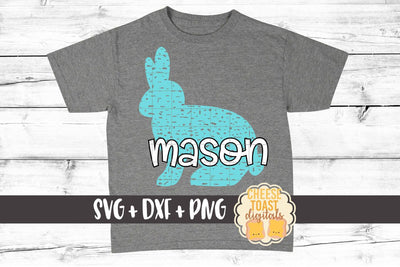 Grunge Easter Bunny - Easter SVG PNG DXF Cut File SVG Cheese Toast Digitals 