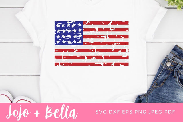 Grunge flag, USA Baseball Flag svg, USA Baseball Softball Flag svg, Grunge svg, Patriotic svg, 4th of July svg, Svg Dxf Eps Ai Png SVG Jojo&Bella 